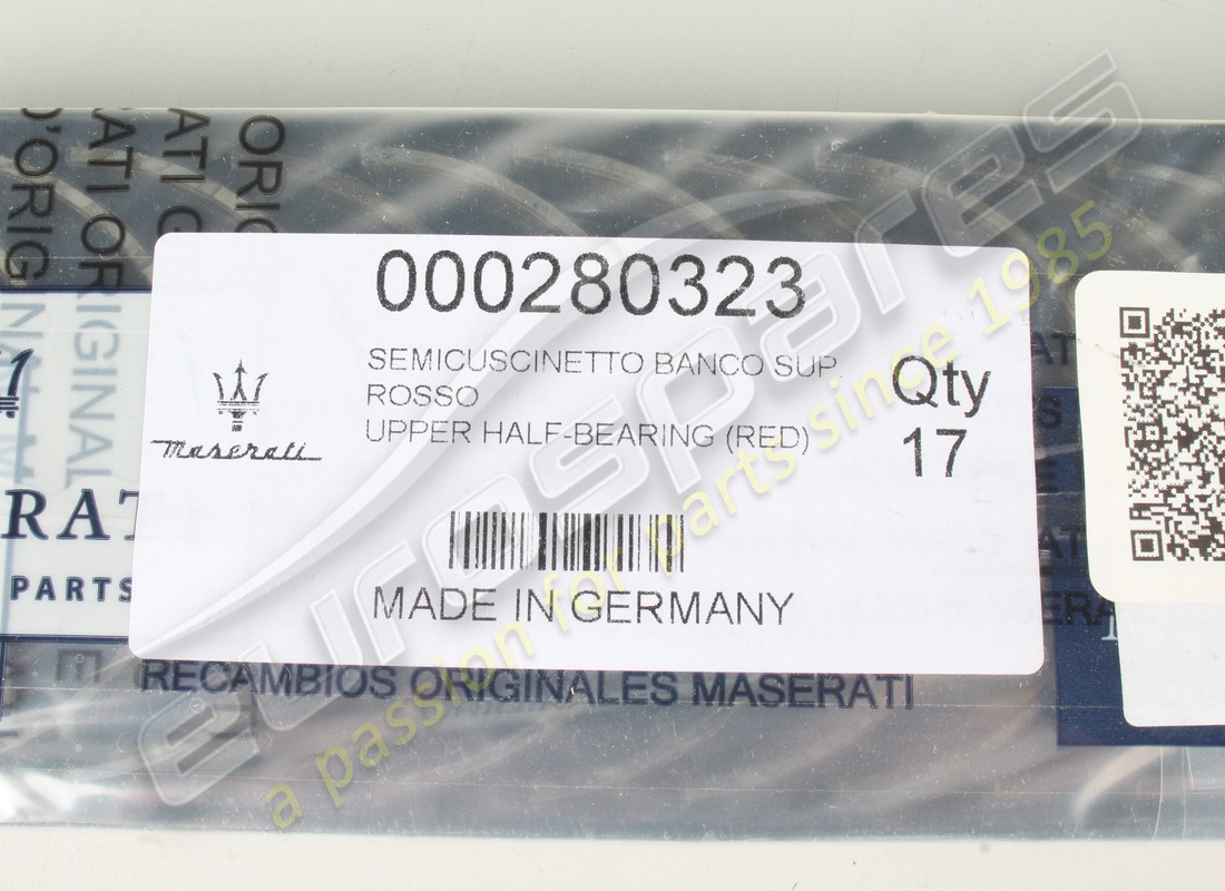 neu maserati obere lagerhälfte (rot). teilenummer 280323 (3)