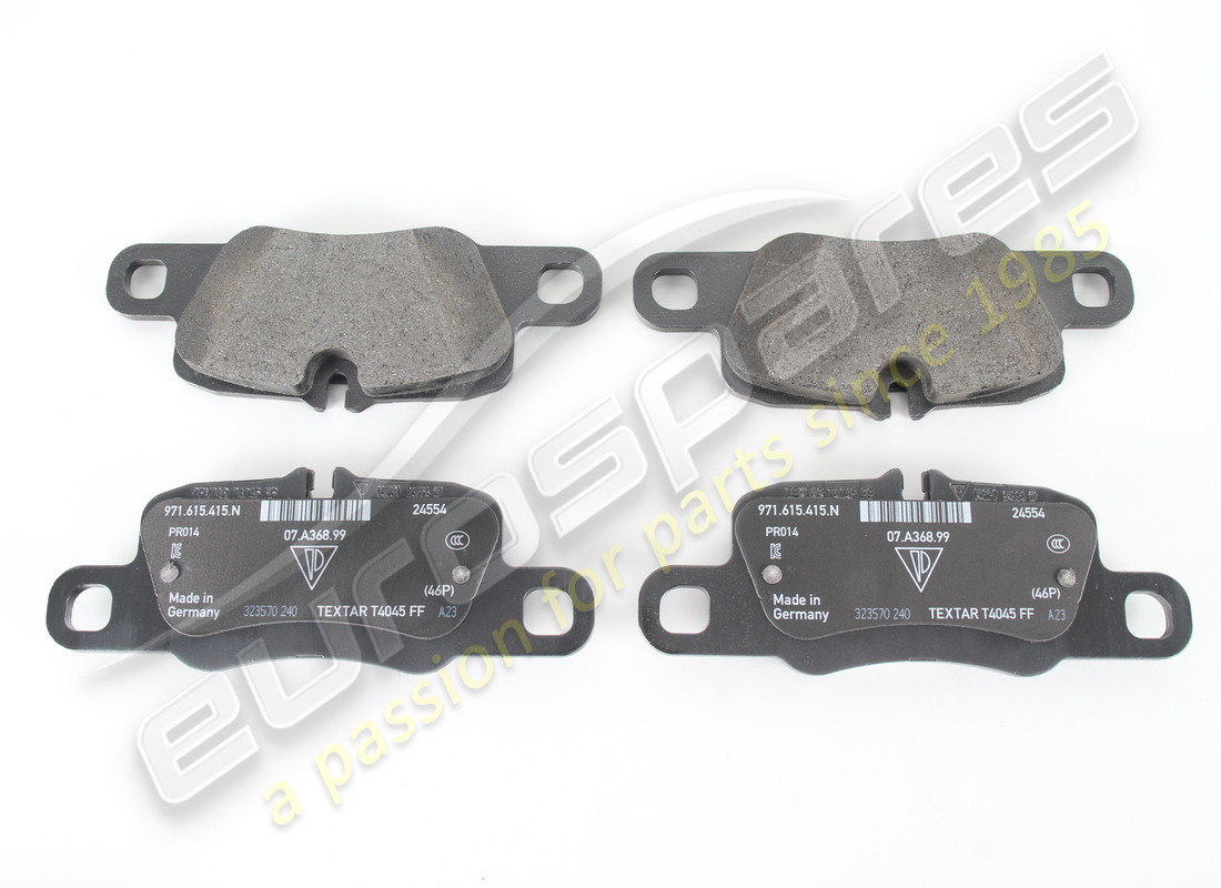 neuer porsche 1 satz bremsbeläge für scheibenbremse. teilenummer 971698451m (1)
