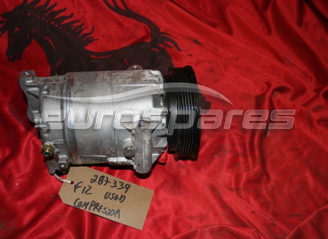 gebrauchter ferrari klimaanlagekompressor. teilenummer 287339 (1)