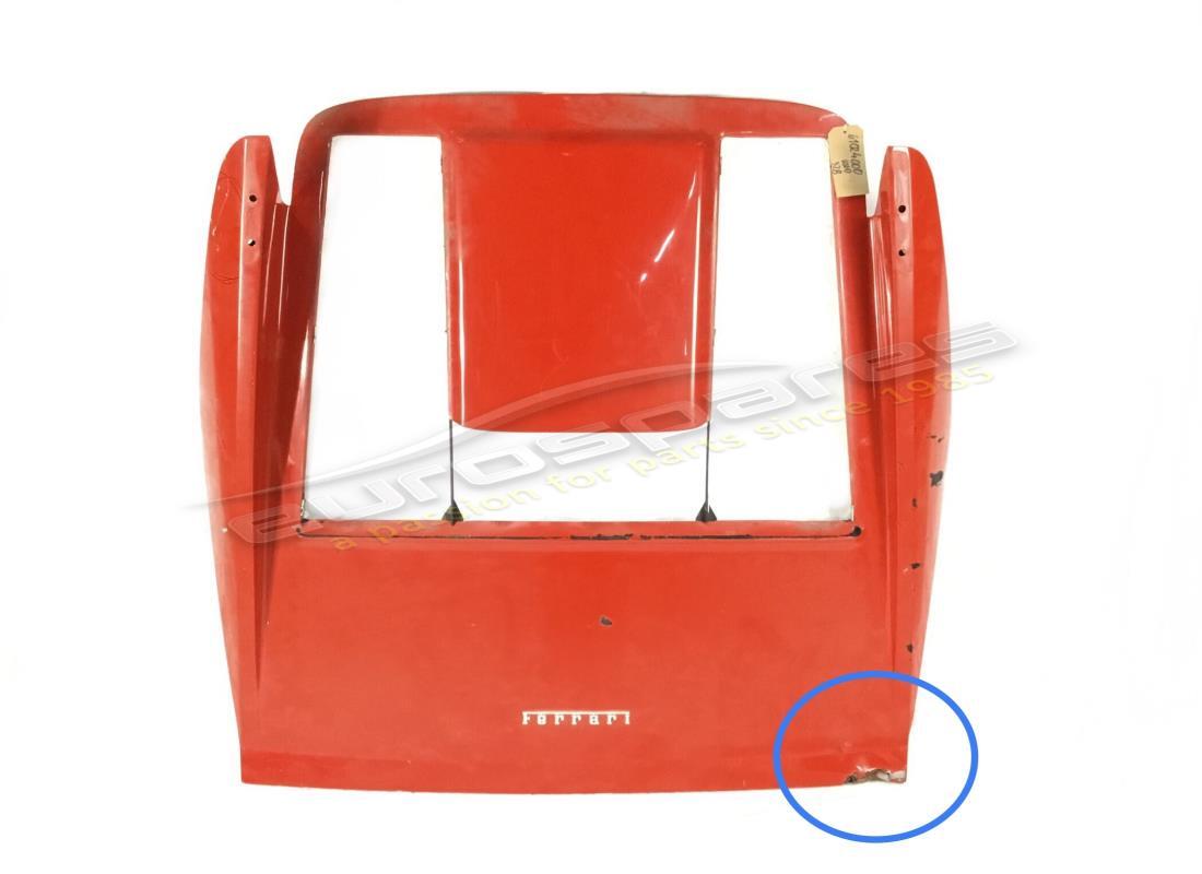 GEBRAUCHTE Ferrari HINTERE MOTORABDECKUNG MIT SPOILER. TEILENUMMER 61024000 (1)