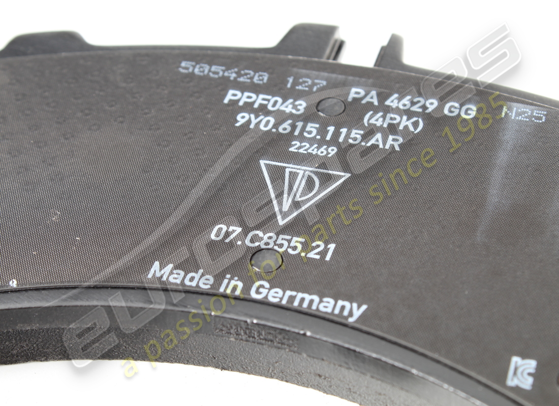 neu porsche 1 bremsbelagsatz für scheibenbremse. teilenummer 9y0698151ar (3)