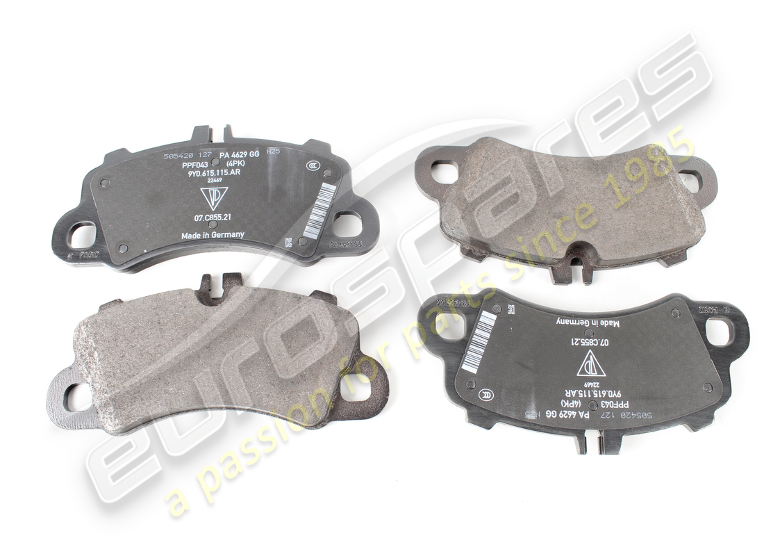 neu porsche 1 bremsbelagsatz für scheibenbremse. teilenummer 9y0698151ar (1)