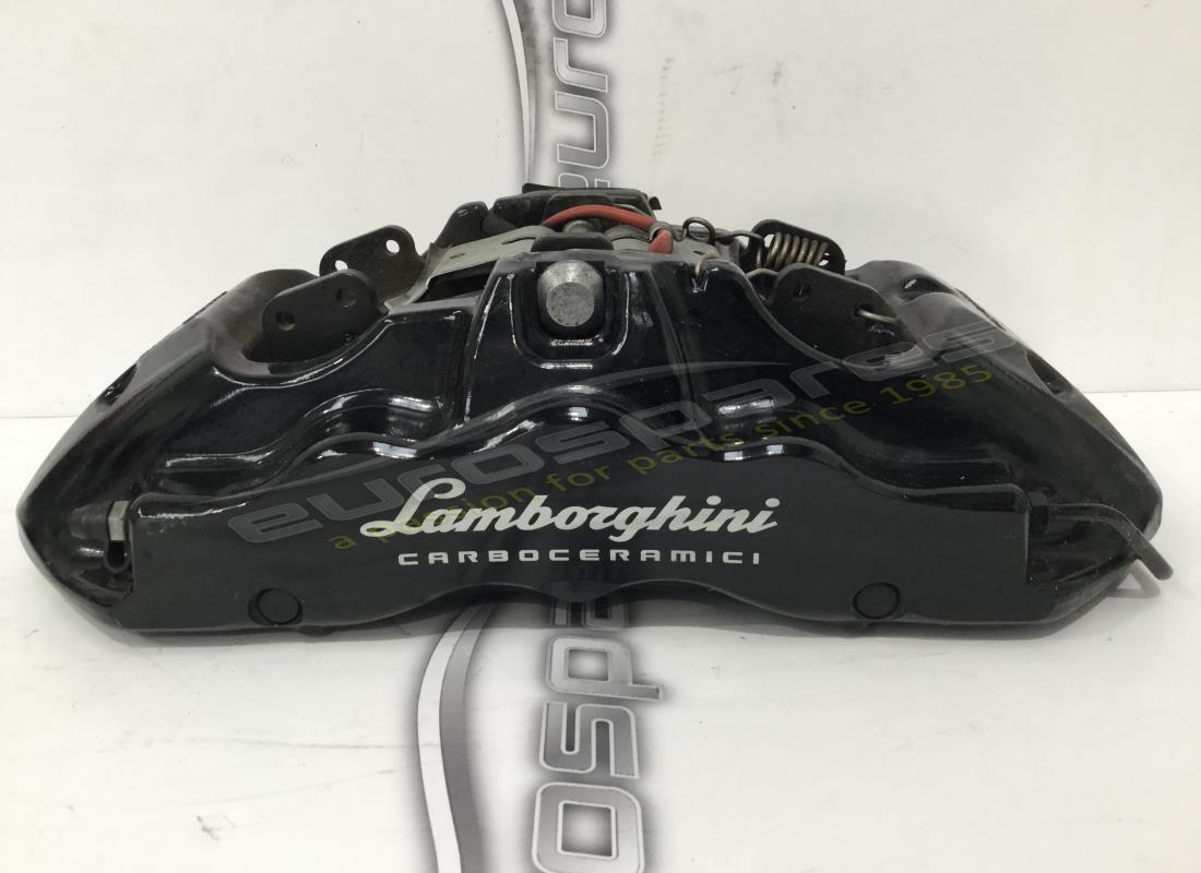 gebrauchter lamborghini bremssattel keramik schwarz. teilenummer 4t0615105ca (1)