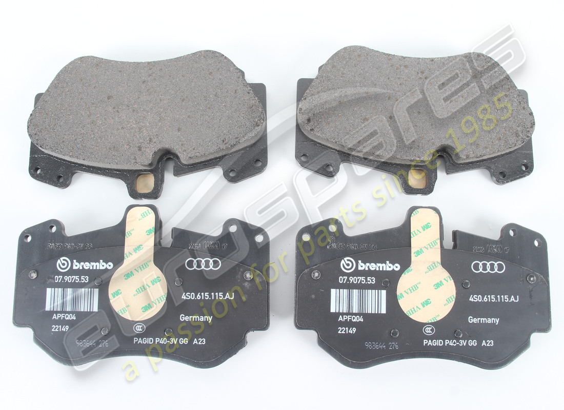 neu lamborghini bremsbelagsatz set. teilenummer 4s0698151aa (1)