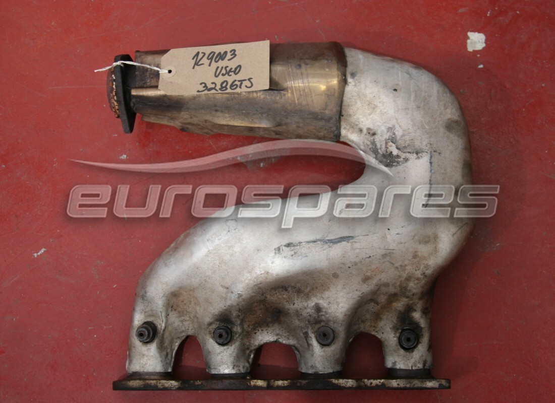 gebrauchter ferrari hinterer auspuffkrümmer. teilenummer 129003 (1)