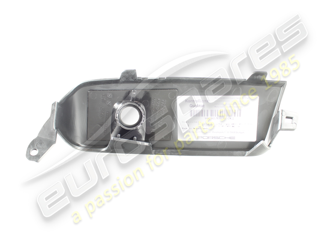 NEUE PORSCHE VERKLEIDUNG FÜR LUFTEINLASS, MATTSCHWARZ. TEILENUMMER 992807580BOK1 (2) neue porsche verkleidung für lufteinlass, mattschwarz. teilenummer 992807580bok1 (2)