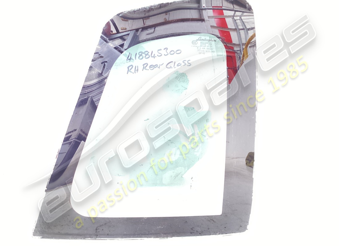 GEBRAUCHT Lamborghini SEITENSCHEIBE, HINTEN . TEILENUMMER 418845300 (1)