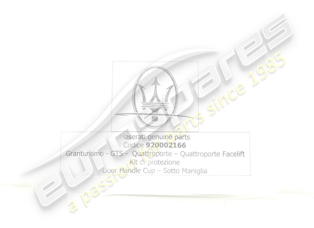 neu maserati untergriffschutz. teilenummer 920002166 (1)