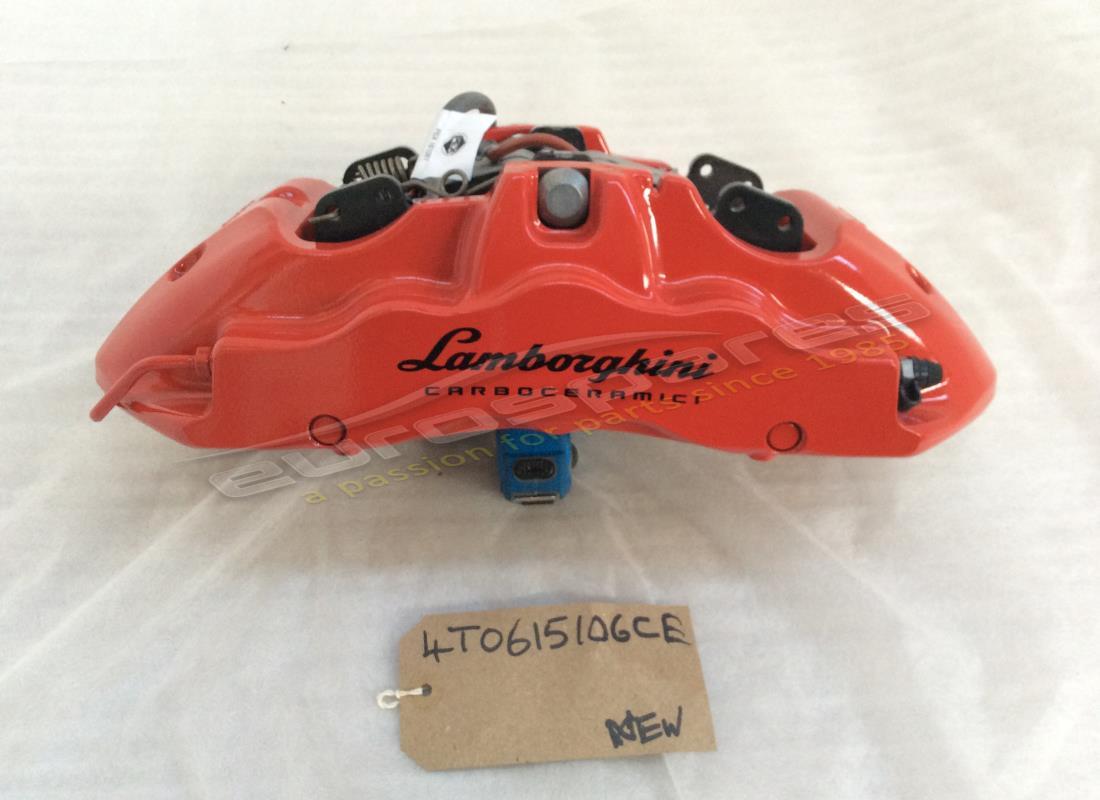 neuer lamborghini vorderbremssattel in rot. teilenummer 4t0615106ce (1)