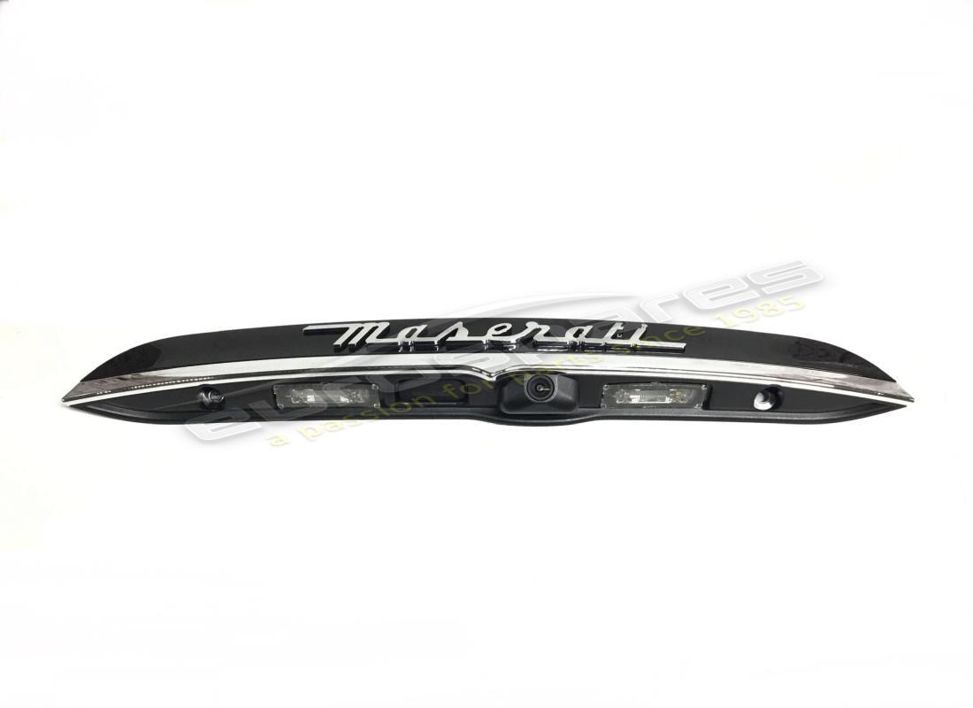 neu maserati rücklichtleiste, seide schwarz. teilenummer 670126337 (1)
