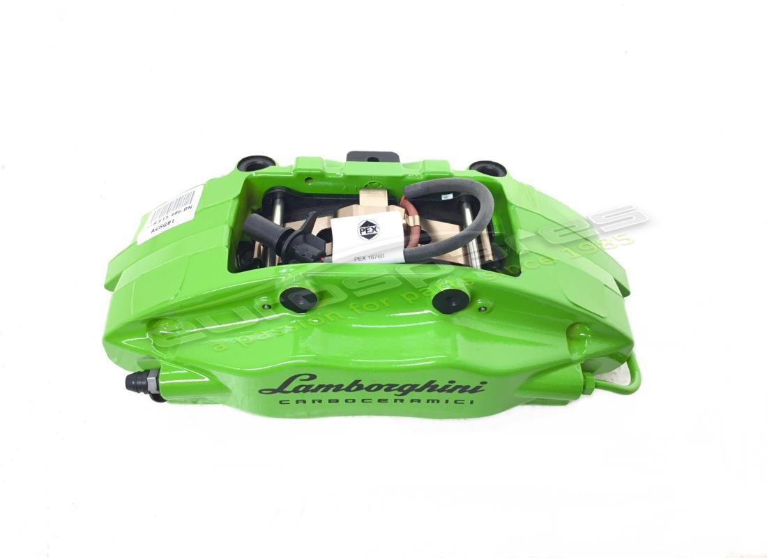 neuer lamborghini gleitbremssattel, keramik, grün. teilenummer 4t0615406bn (1)