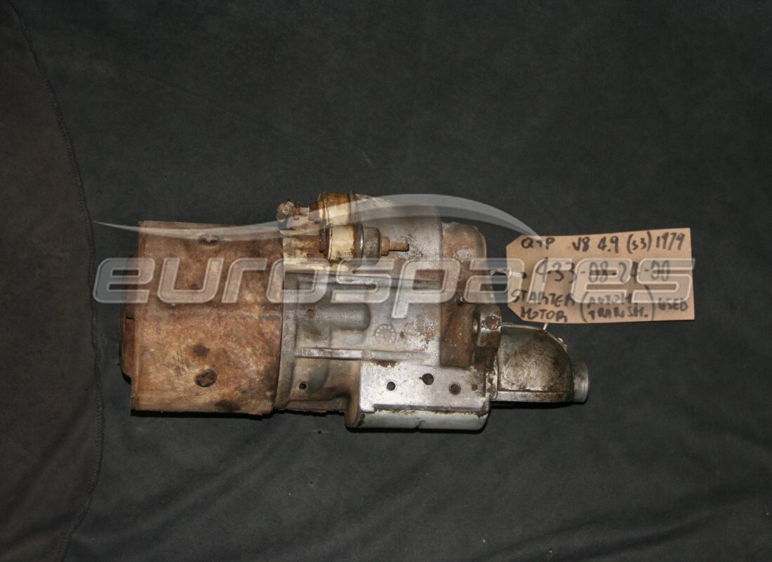 GEBRAUCHTER Maserati ANLASSERMOTOR 130 CA. TEILENUMMER 433082400 (1)