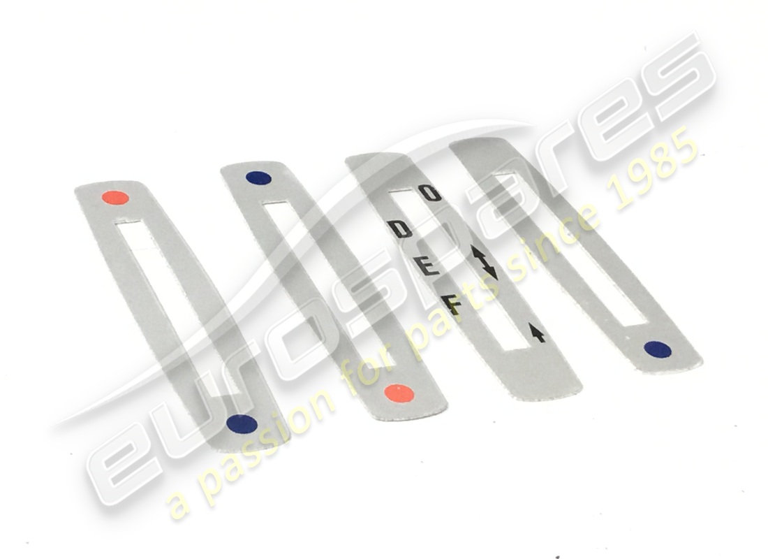 neuer ferrari hebelplatten-etikettensatz. teilenummer 205404a (1)