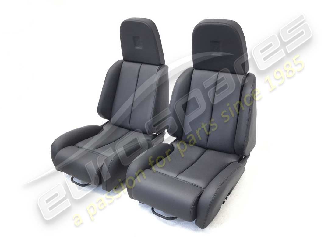 reconditioned ferrari pair black seats (testarossa). part number eap1227215 (2)