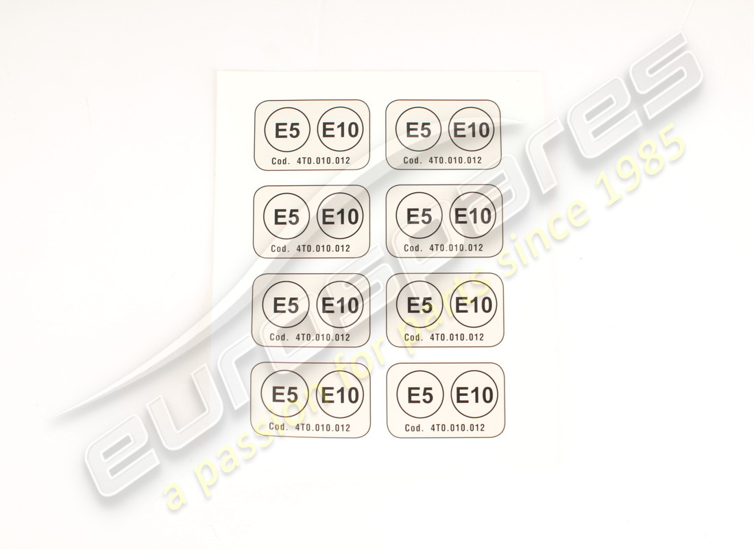 neue lamborghini 8 pc-ethanol-aufkleber. teilenummer 4ml010003 (1)