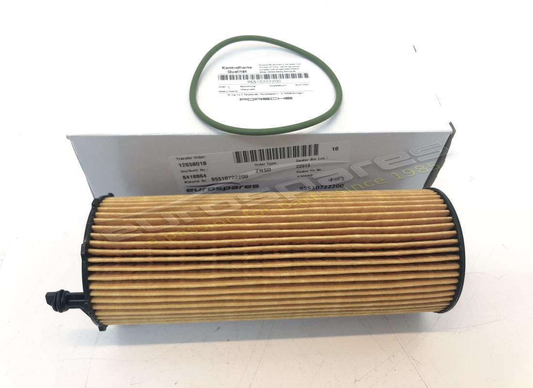 neues porsche filterelement mit dichtung. teilenummer 95510722200 (1)