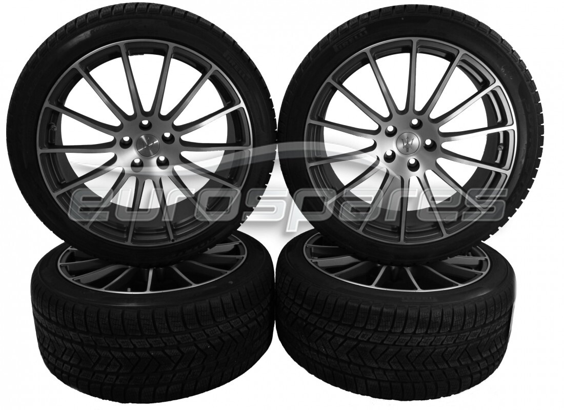 neue maserati 20'' räder mit reifen (antrazit) m156. teilenummer 980156300a (1)