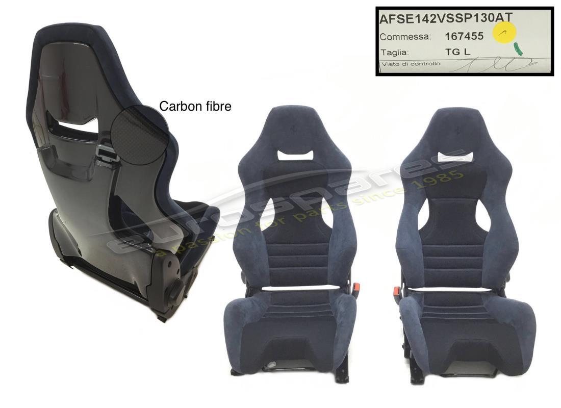 neues ferrari paar carbon racing sitze komplett. teilenummer 868504000 (1)