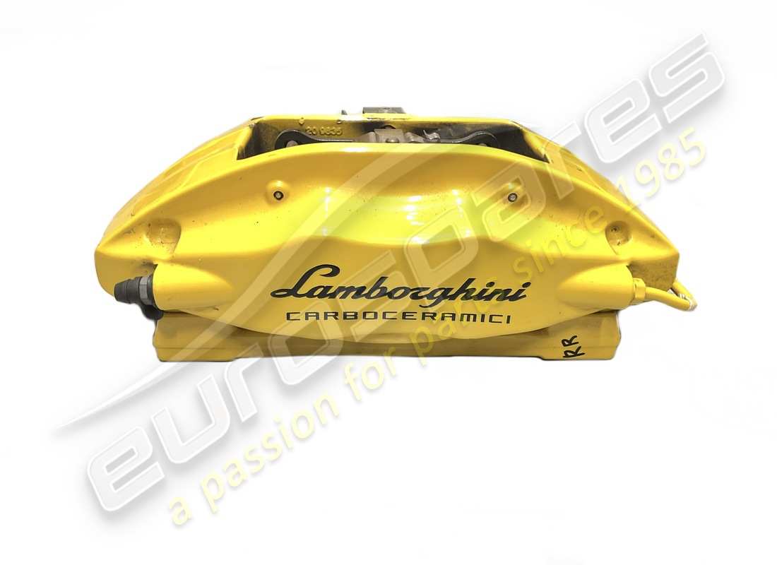 gebrauchter lamborghini hinterer bremssattel in gelb. teilenummer 4t0615406cc (1)