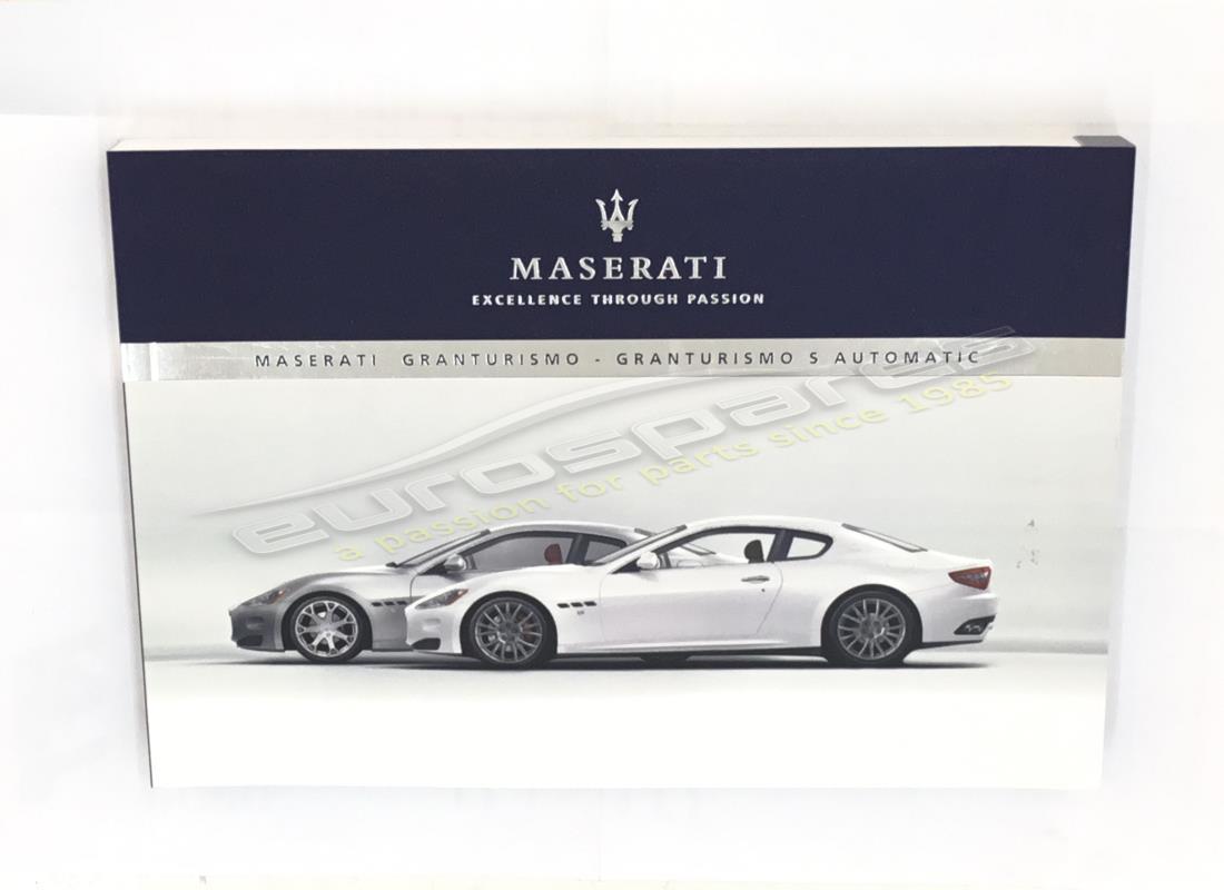 NEU (SONSTIGES) Maserati BENUTZERHANDBUCH . TEILENUMMER 81829100 (1)