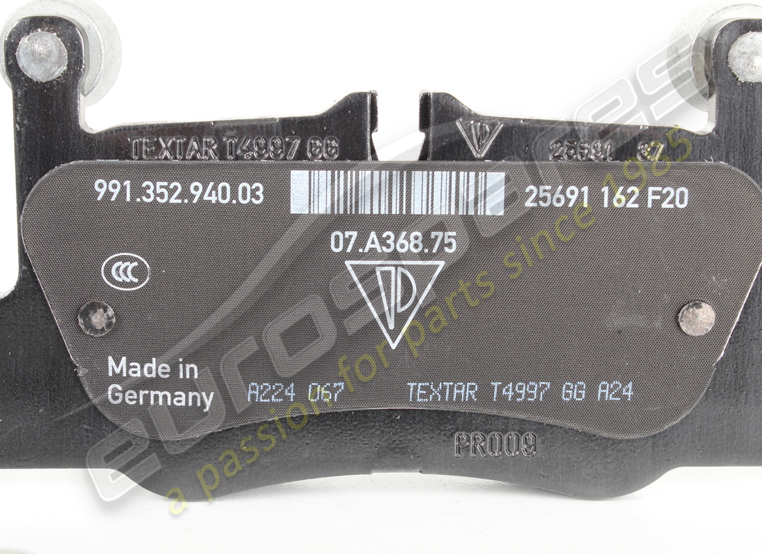 neuer porsche 1 satz bremsbeläge für scheibenbremse. teilenummer 99135294904 (3)