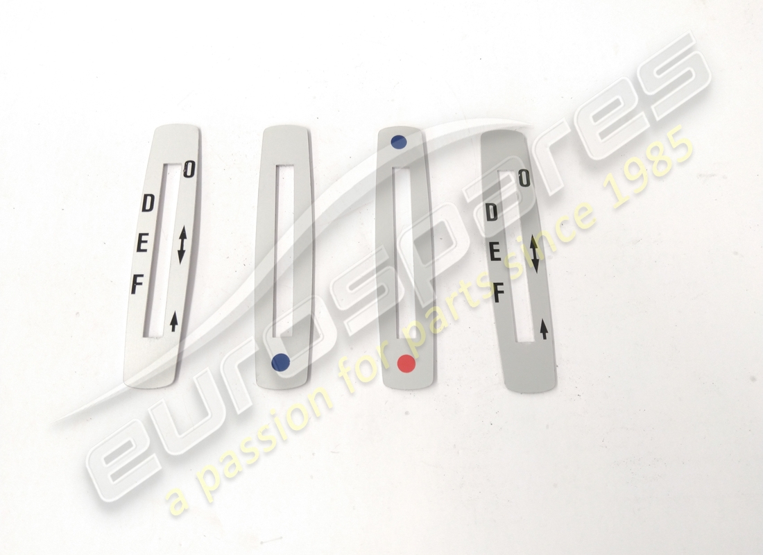 neuer ferrari hebelplatten-etikettensatz. teilenummer 20166302a (1)