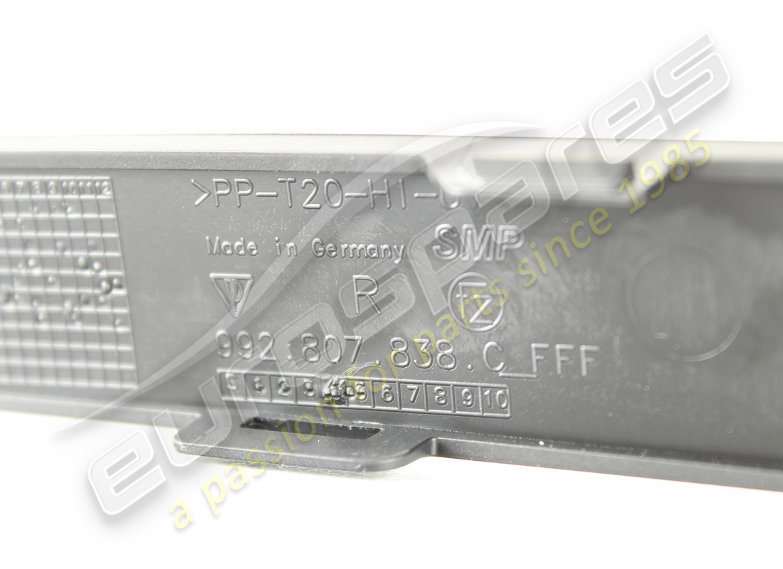 NEU PORSCHE ZIERLEISTE, MATT SCHWARZ. TEILENUMMER 992807838COK1 (4) neu porsche zierleiste, matt schwarz. teilenummer 992807838cok1 (4)