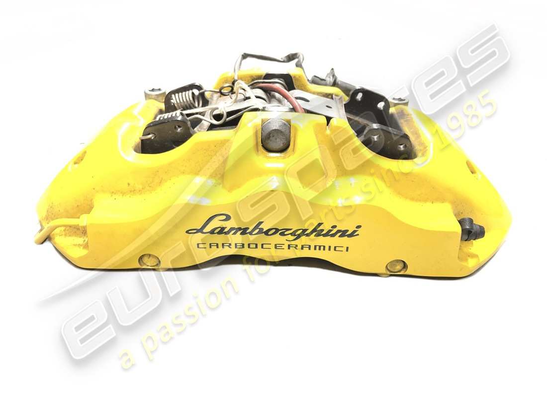 gebrauchter lamborghini vorderer bremssattel in gelb. teilenummer 4t0615106cb (1)