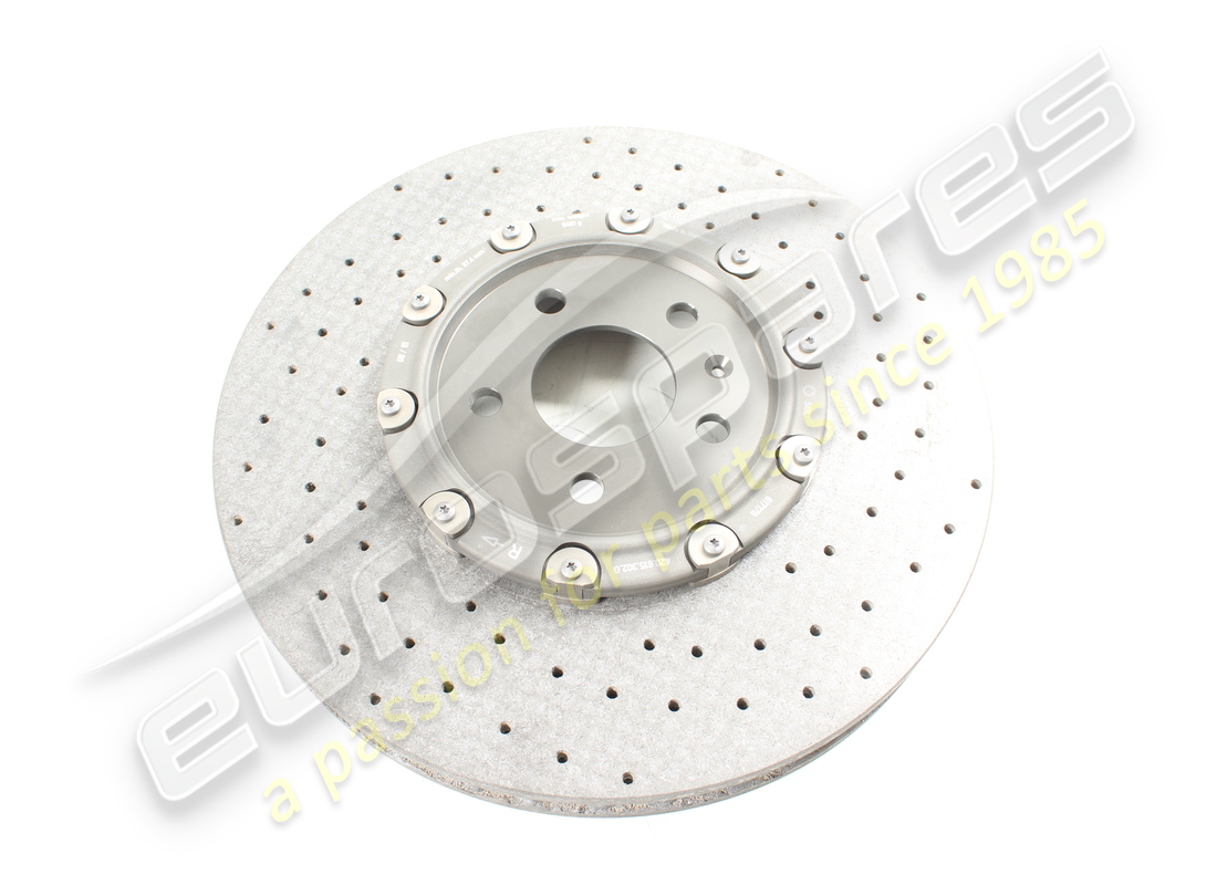 NEW LAMBORGHINI FRONT BRAKE DISC CERAMIC CCP . PART NUMBER 420615302G (1)