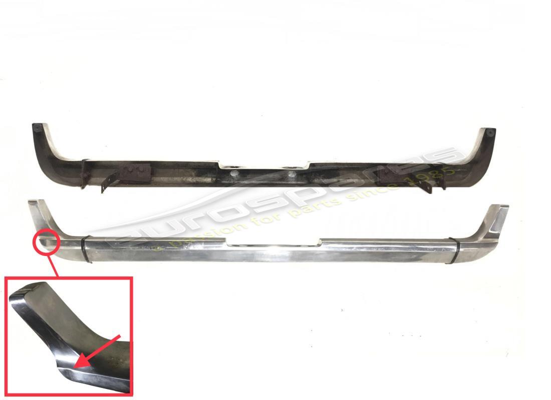 GEBRAUCHTER Lamborghini HINTERER CHROMSTOßSTANGEN-SATZ. TEILENUMMER 006763110A (1)