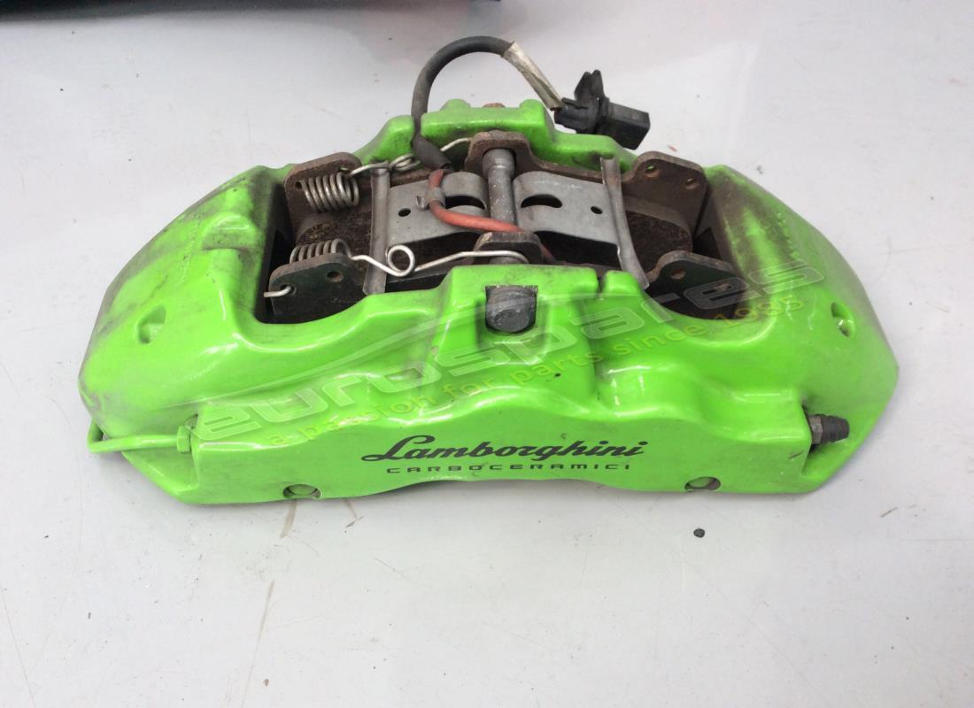 GEBRAUCHTER Lamborghini VORDERER BREMSSATTEL IN GRÜN. TEILENUMMER 4T0615106CF (1)
