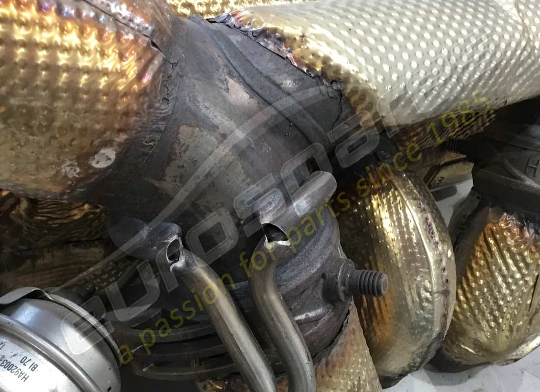 beschädigt lamborghini schalldämpfer senza kat. teilenummer 470251051l (5)