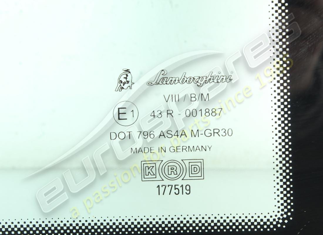 lamborghini seitenfenster verwendet. teilenummer 403845300a (2)