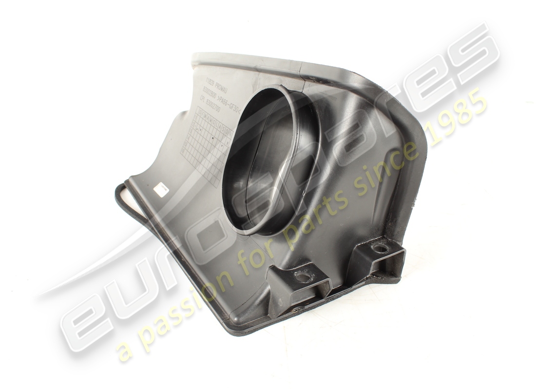 USED FERRARI RH AIR DUCT ON OIL RADIATOR. PART NUMBER 83002700 (3) used ferrari rh air duct on oil radiator. part number 83002700 (3)