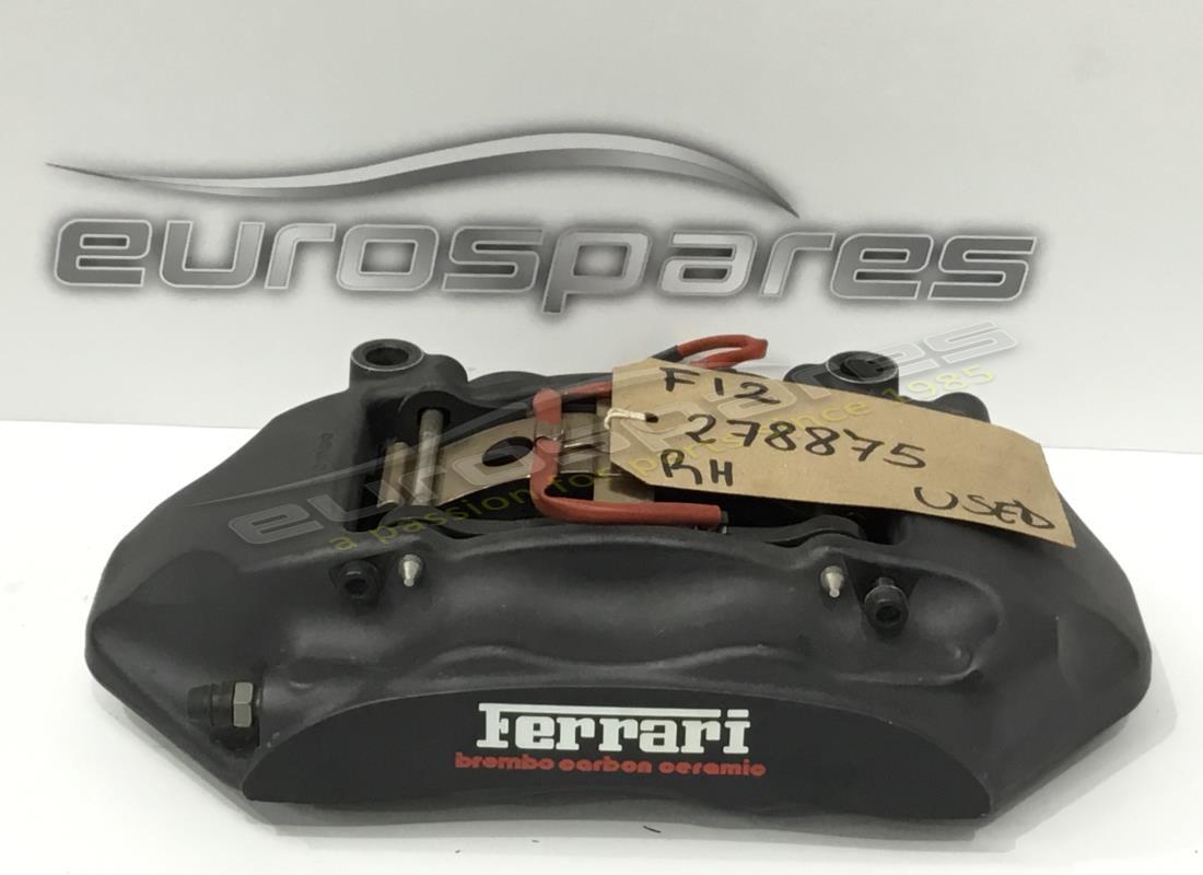 GEBRAUCHTER Ferrari HINTERER RECHTER BREMSSATTEL MIT BELÄGEN. TEILENUMMER 278875 (1)