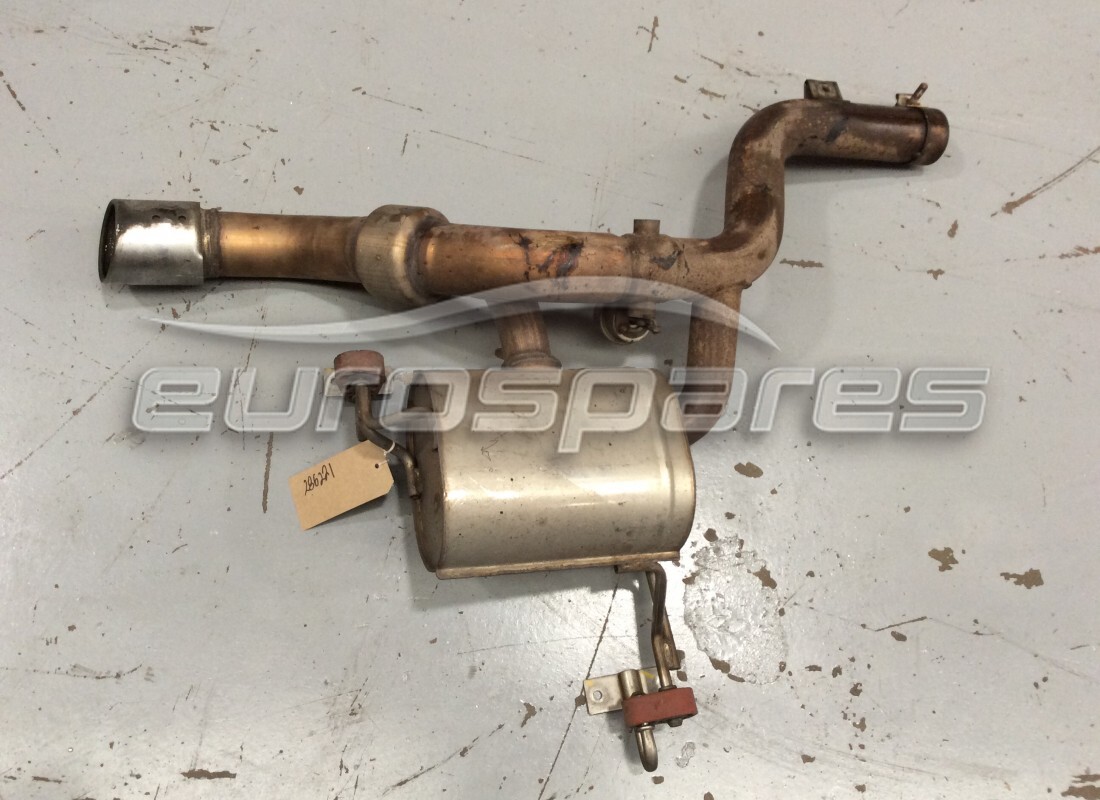 VERWENDET Maserati LINKEN RECHTEN SCHALLDÄMPFER. TEILENUMMER 286221 (1)
