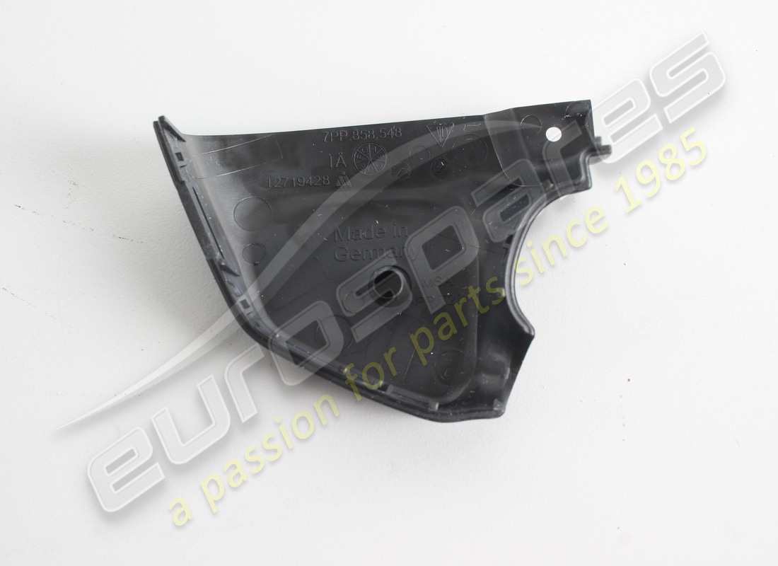 new porsche cap right - rear view mirror inner satin black. part number 7pp8585481e0 (2)