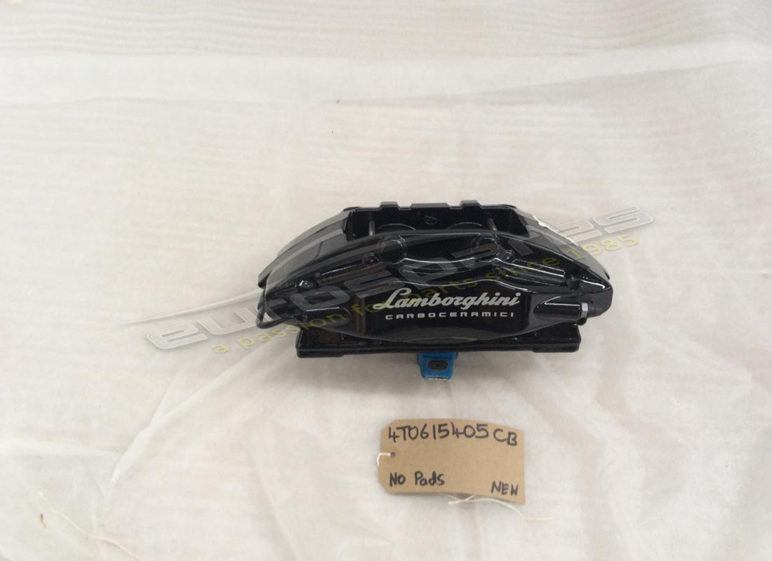 NEUER (SONSTIGER) Lamborghini HINTERER BREMSSATTEL IN SCHWARZ. TEILENUMMER 4T0615405CB (1)