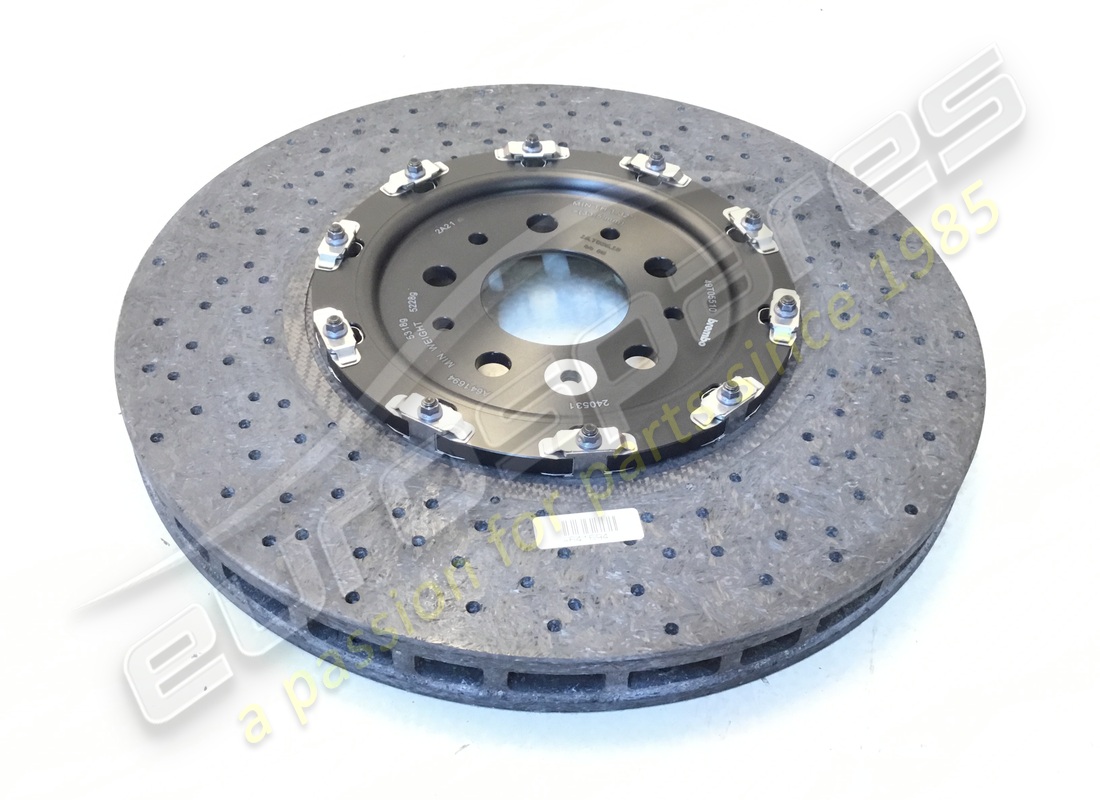 neue ferrari vordere bremsscheibe, carbon-keramik-version. teilenummer 240531 (1)