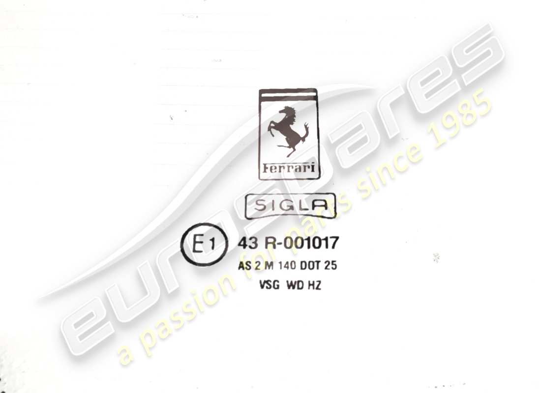 gebraucht ferrari heckfenster. teilenummer 64573400 (3)