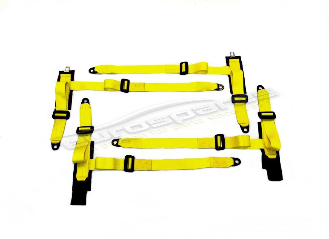 GEBRAUCHT Ferrari 4-POINT GELBES SITZGURT-KIT. TEILENUMMER 853711900 (1)