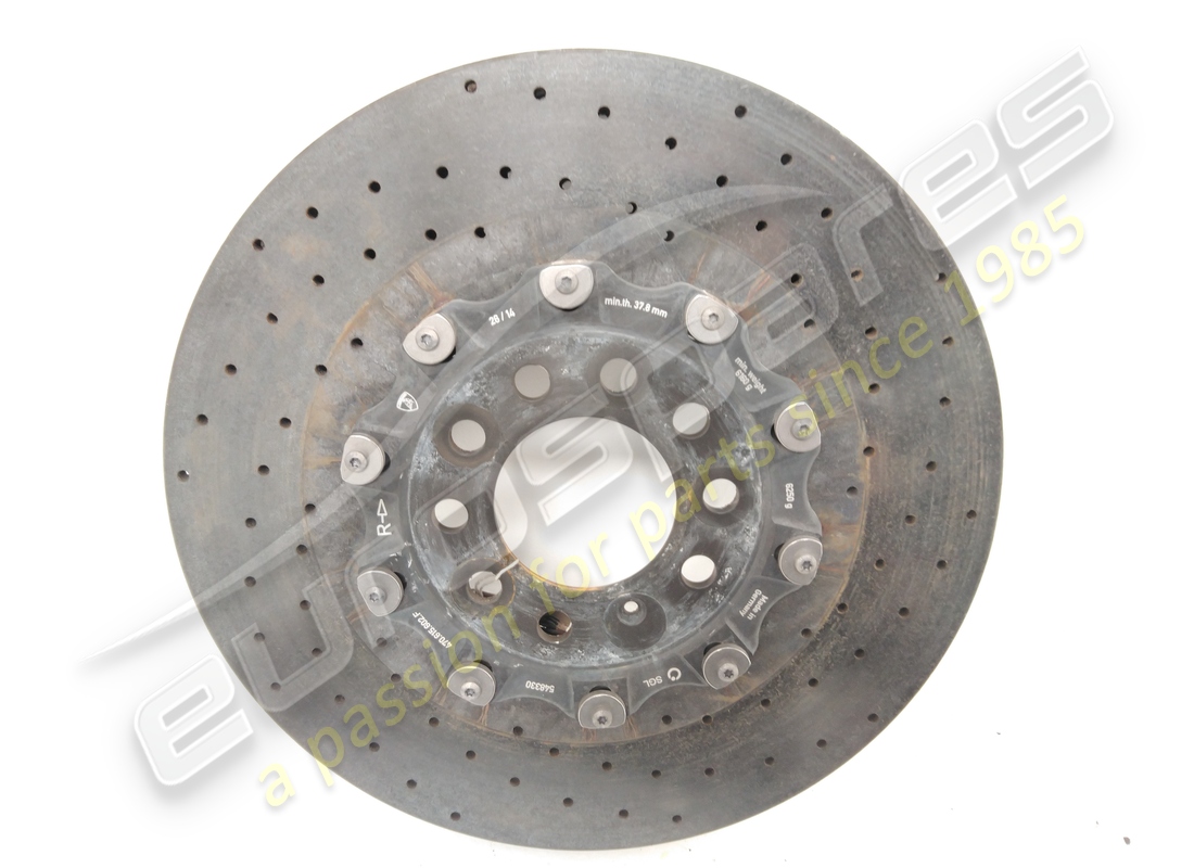 GEBRAUCHTE Lamborghini KERAMIK-BREMSSCHEIBE (BELÜFTET). TEILENUMMER 470615602F (1)