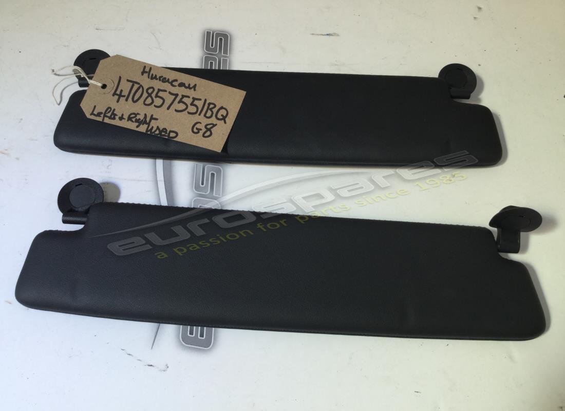 GEBRAUCHT Lamborghini SONNENBLENDE LINKS, LEDER . TEILENUMMER 4T0857551BQG8 (1)