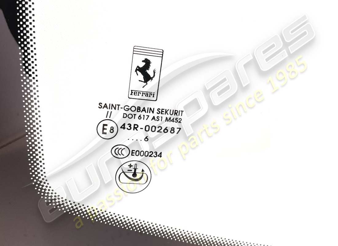neue windschutzscheibe ferrari. teilenummer 86100900 (2)