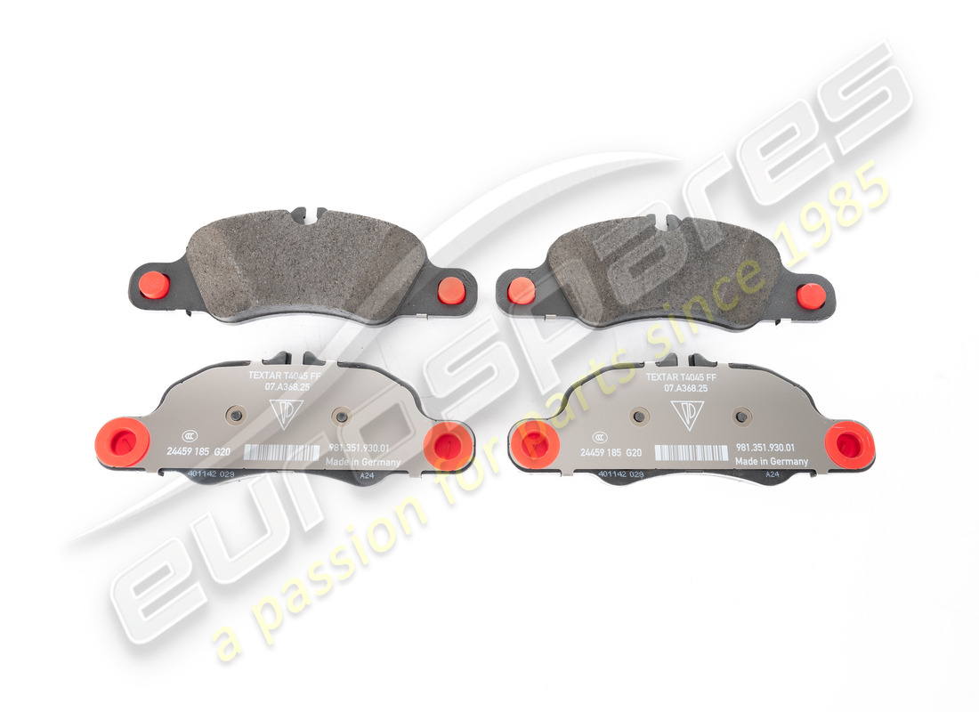 neu porsche 1 bremsbelagsatz für bremsscheibe. teilenummer 98135193904 (1)