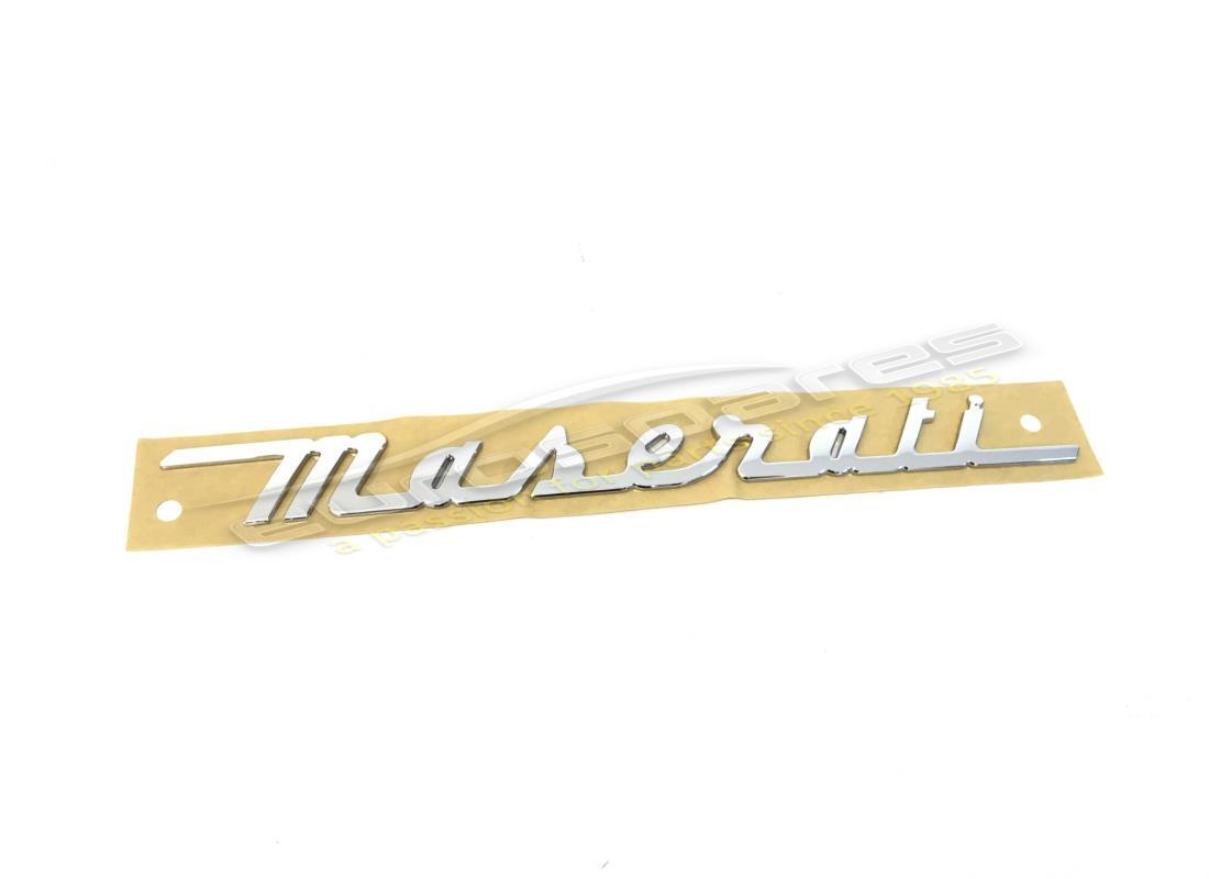 NEUES Maserati Maserati EMBLEM AUF DEM GEPÄCK C. TEILENUMMER 84633200 (1)