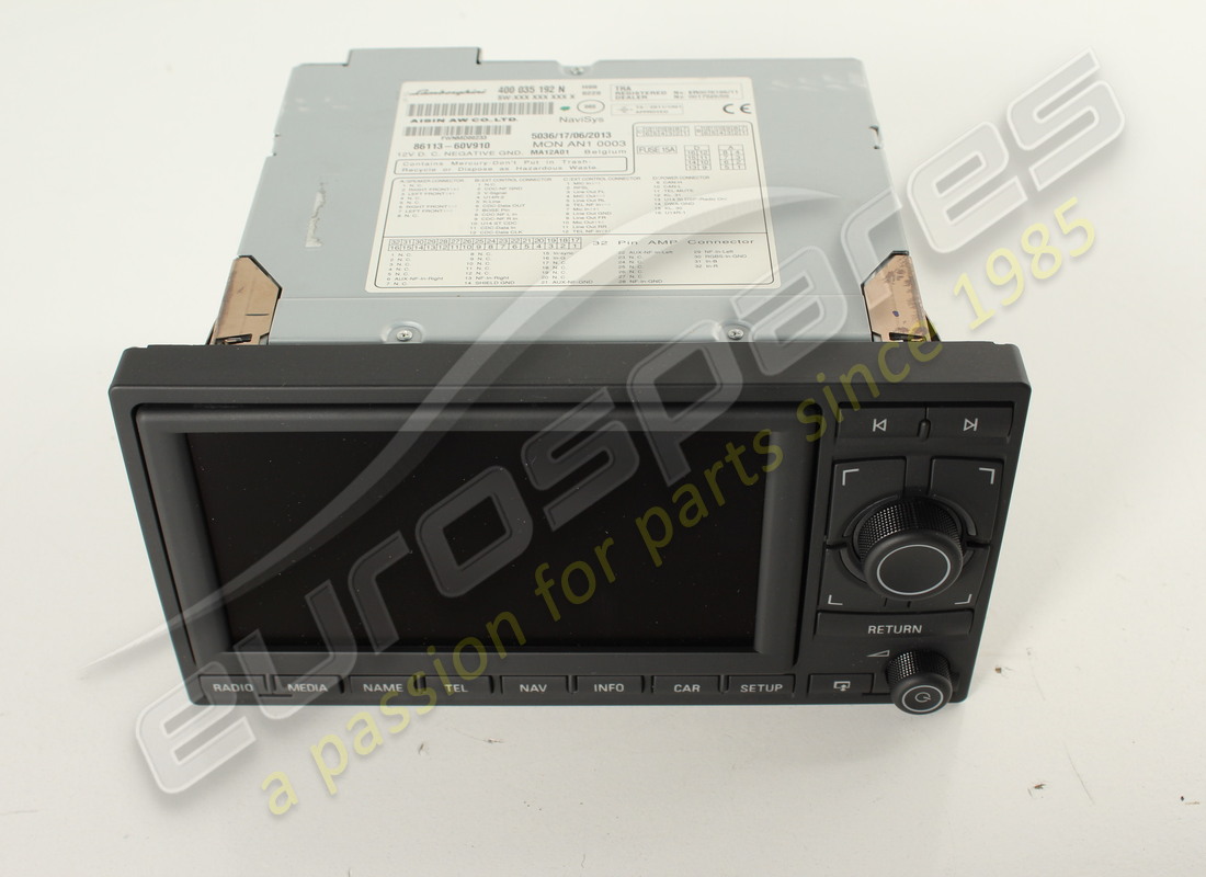 VERWENDET Lamborghini RADIO-NAVIGATION . TEILENUMMER 400035192N (1)