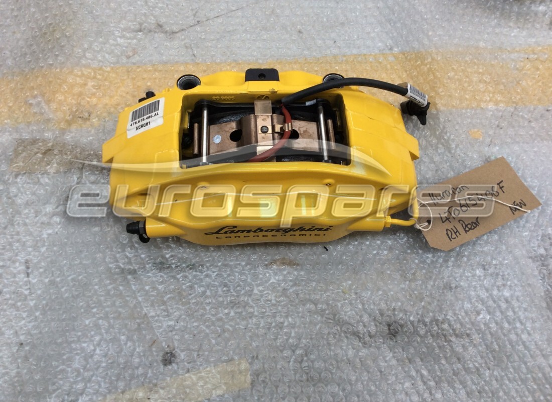neuer lamborghini schiebsattel ccb gelb. teilenummer 4t0615406f (1)