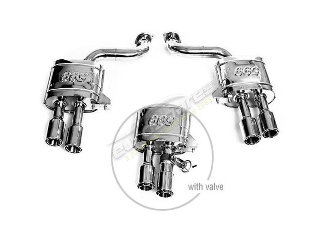 neues tubi 599 gtb-schalldämpfer-kit mit ventil und mini-propella. teilenummer tsfe599c06843a (1)