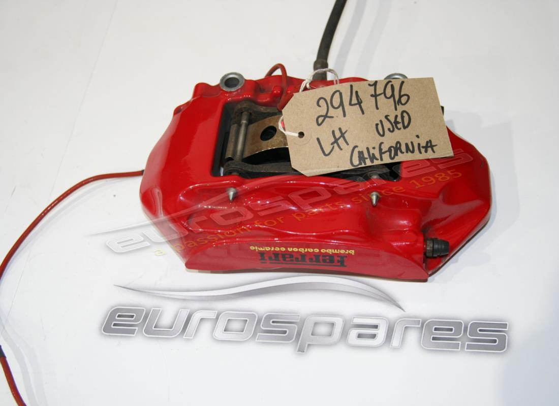 gebrauchter ferrari kompletter hinterer bremssattel links. teilenummer 294796 (1)